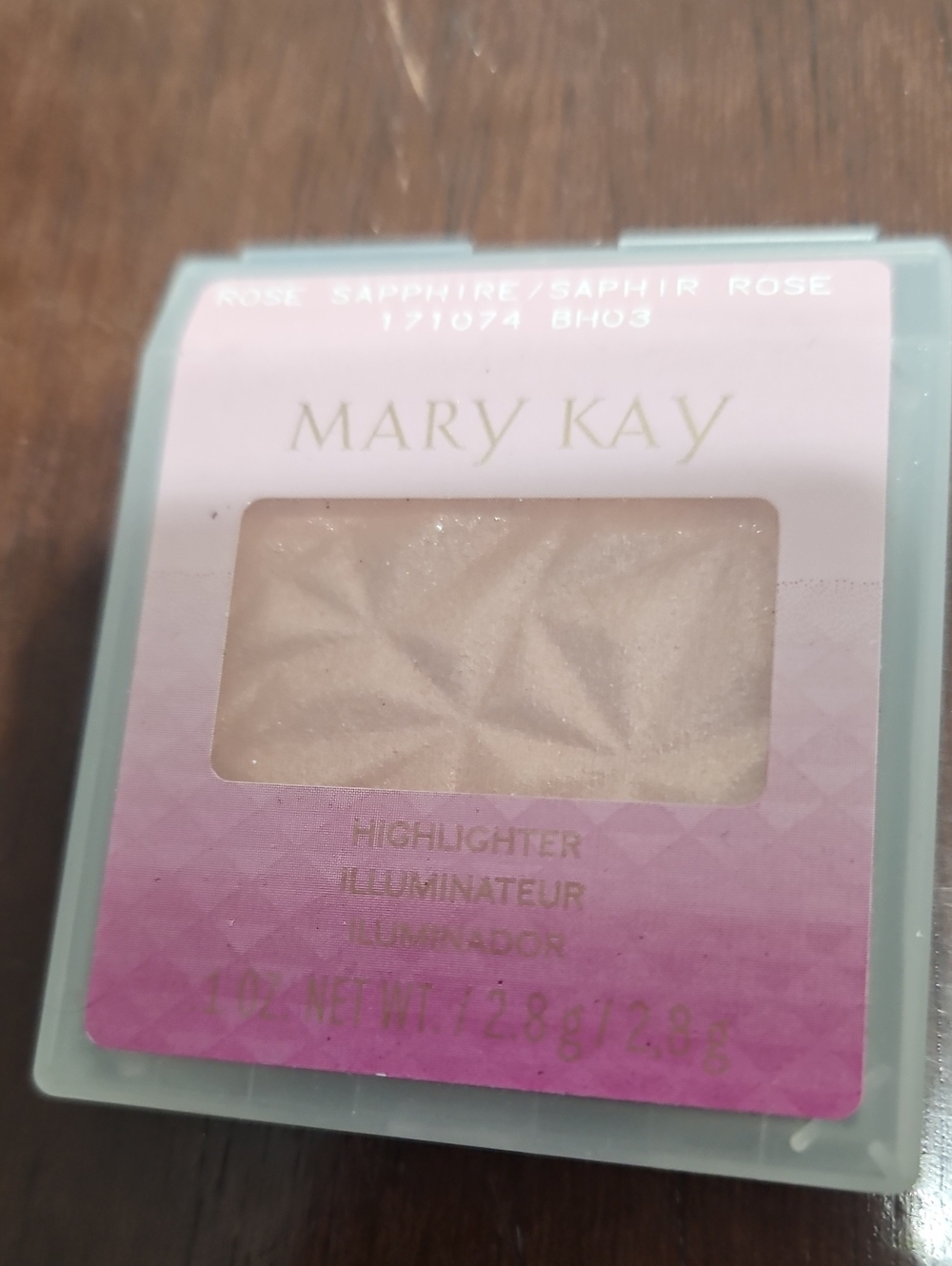 Mary Kay Rose Sapphire Highlighter - Pale Pink Pearl